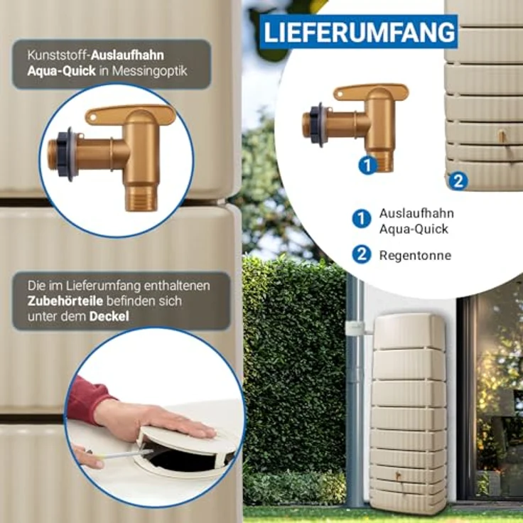Garantia Wandtank Slim 650 L sandbeige - 211803 – Bild 5