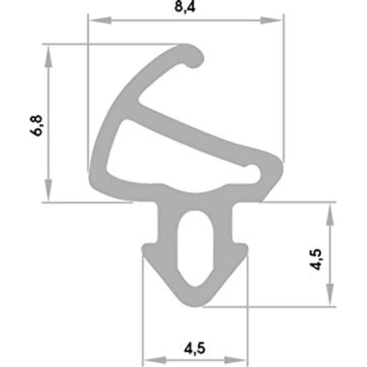 DQ-PP Fensterdichtung Schwarz 50 Meter EPDM | PVC Fenster | Gummidichtung Dichtband | ALU Profildichtung Türdichtung – Bild 3