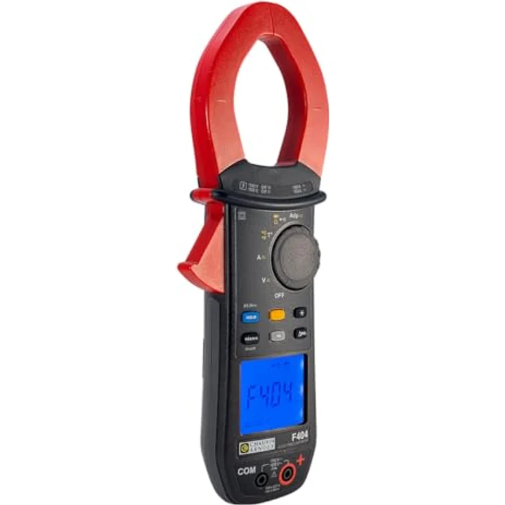 Chauvin Arnoux F404, digitale Stromzange IP54, CAT III 1500 V, CAT IV 1000 V, TRMS, 1000 A AC/DC, temperaturbeständig – Bild 3