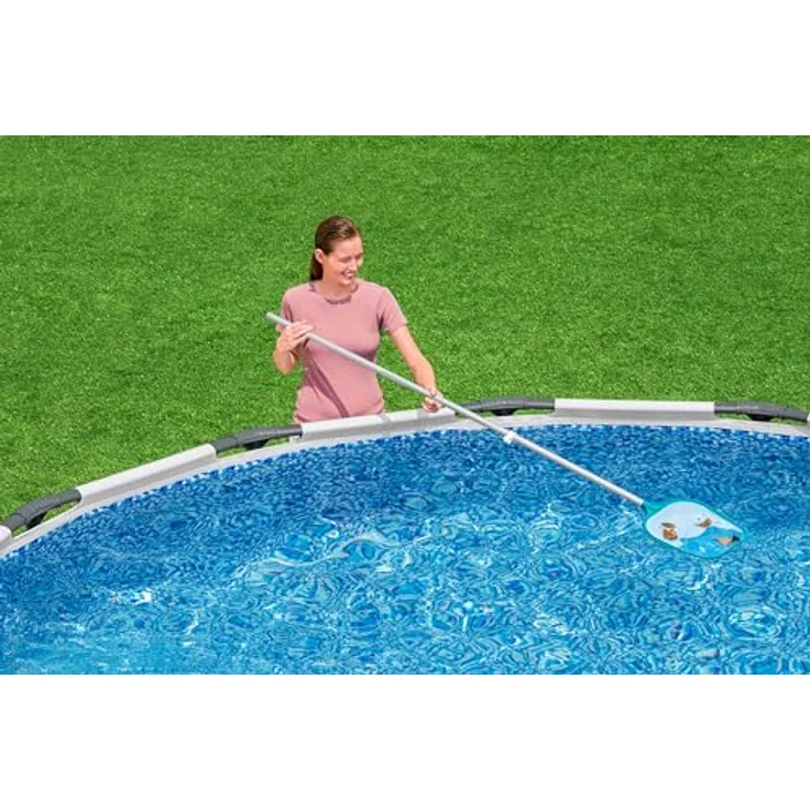 Bestway® Poolpflege Basis-Set, Venturi-Sauger & Kescher für Pools bis 396 cm, umweltfreundlich und langlebig – Bild 7