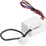 Orno OR-CR-211/12-24V Mini Bewegungsmelder 360 Grad LED Kompatibel 12v-24v Lichtstärke Anpassung und Zeiteinstellung, Weiß