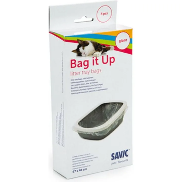 Savic Katzentoilette Katzentoilettenbeutel - Katze - 6Stk. - 67x48x0,01 cm, Beutel für Nestor Jumbo, 6 Stück - Savic - Preisvergleich