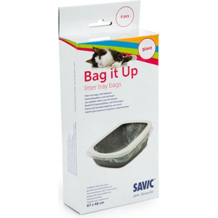 Savic Katzentoilette Katzentoilettenbeutel - Katze - 6Stk. - 67x48x0,01 cm, Beutel für Nestor Jumbo, 6 Stück - Savic - Preisvergleich