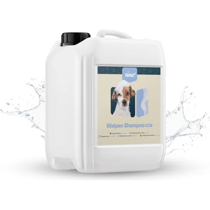 nimo Tiershampoo Welpen Shampoo sensitiv, 5000 ml, gegen Juckreiz und Trockenheit, für alle Felltypen geeignet – Bild 1