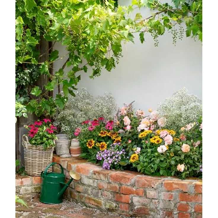 Dehner Gießkanne nostalgisch, 9 l, ca. 48 x 37 x 21 cm, Zink, grün – Bild 10