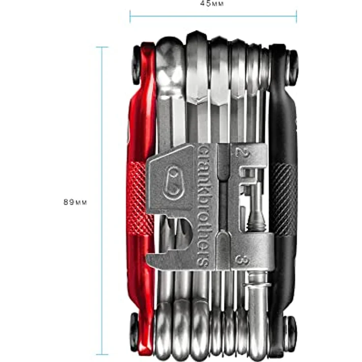 Crankbrothers Multifunktionswerkzeug 19 rot – Bild 2