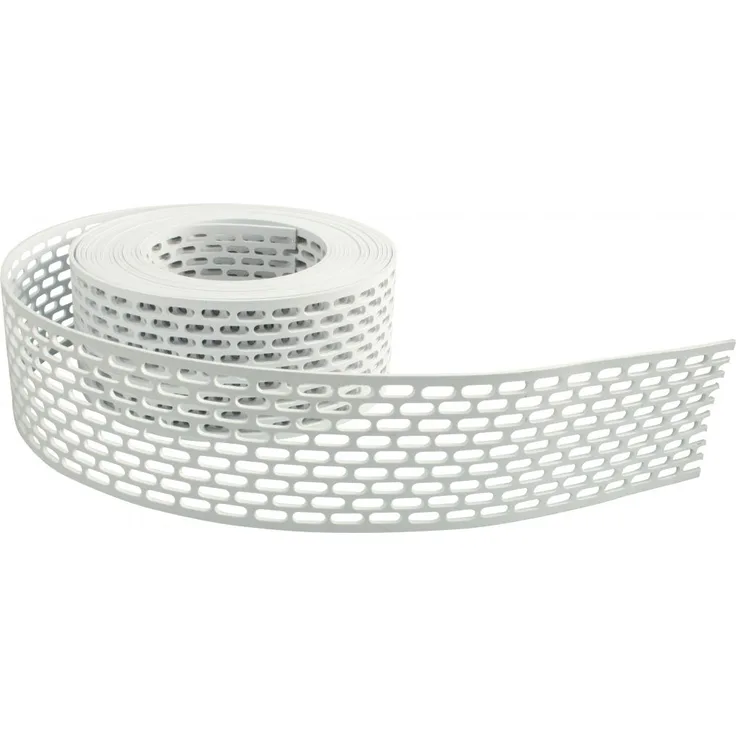 Marley Vogelschutz- und Lüftungsgitter 5 m x 80 mm weiß