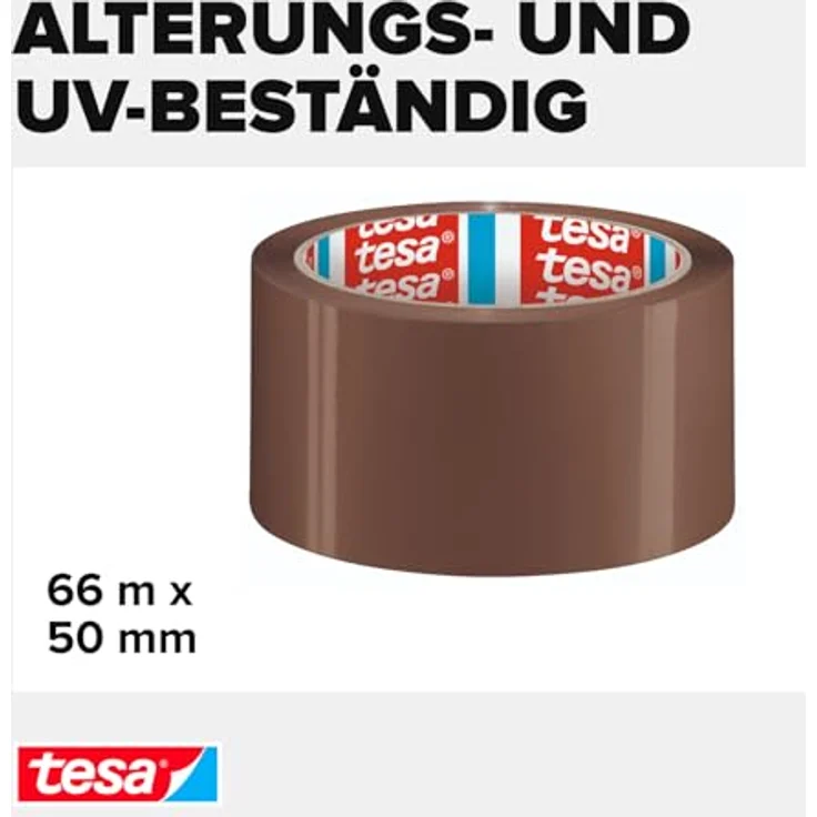 Tesa SE Klebeband tesapack Solid und Strong braun 50mm x 66mm - Preisvergleich – Bild 3