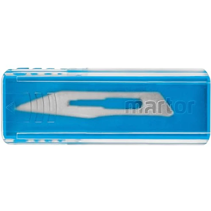 MARTOR Skalpellklingen Nr. 25, 10er Set, Ersatzklingen für Grafikmesser, 9 mm, scharf, 1-fach nutzbar, stabil und langlebig – Bild 3