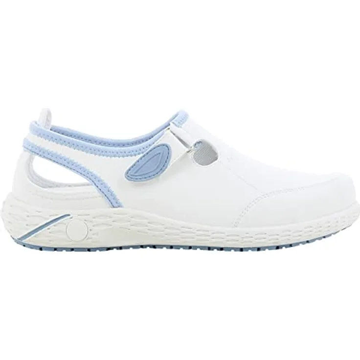 Safety Jogger LINA Berufsschuh rutschfest, Leder, Hellblau, sportlich