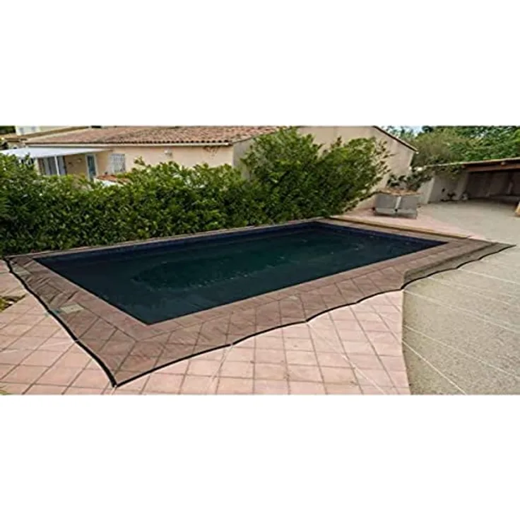WERKA PRO 10852 – Netz für Pool – für rechteckigen Pool – 5 x 9 m – Schwarz