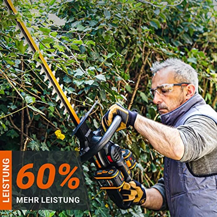 Worx Akku-Heckenschere WG286E.9 Nitro Profi, 58 cm Schnittlänge, 27 mm Zahnabstand – Bild 2