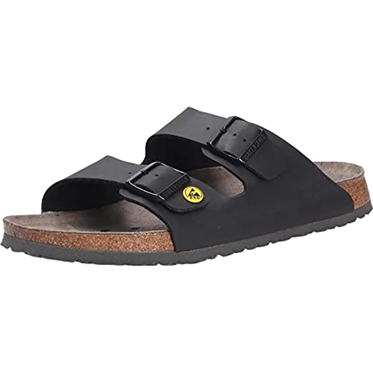 Birkenstock ESD-Sandale Arizona Schwarz, Sicherheitssandale mit ESD-Ausstattung und Kork-Latex-Fußbett - Preisvergleich – Bild 2