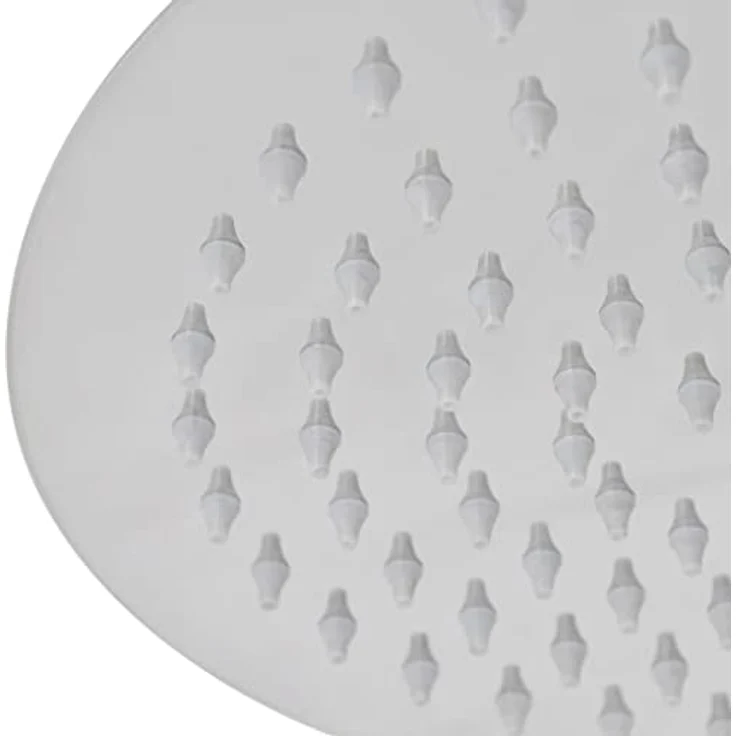 vidaXL Regenduschkopf Regenbrause Edelstahl, Rund 50 cm mit 288 Anti-Kalk-Düsen, wand- und deckenmontierbar – Bild 6