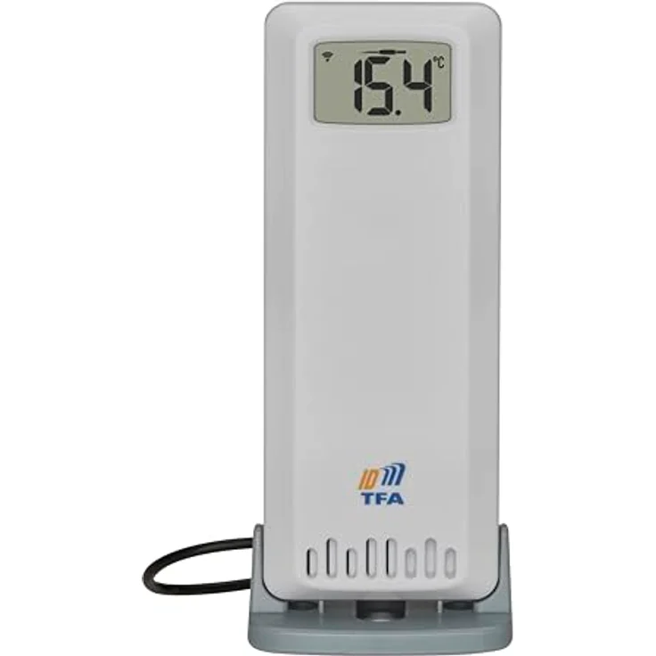 TFA Dostmann 30.3905.02 Thermo-/Hygrosensor Funk 868MHz, kabellose Temperatur- und Luftfeuchtigkeitsmessung, wasserfester Kabelfühler – Bild 2