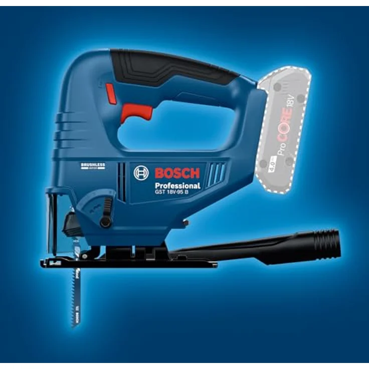 Bosch GST 18V-95 B, Akku-Stichsäge mit 4-stufiger orbitaler Einstellung und bürstenlosem Motor – Bild 3
