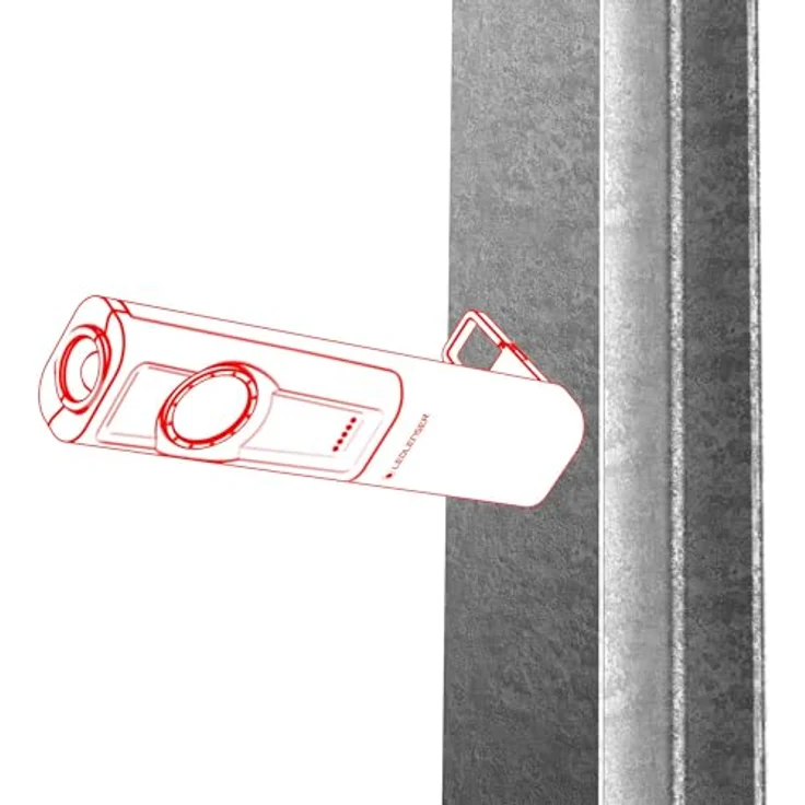 Ledlenser iW7R, Taschenlampe mit 600 Lumen, flexibler Neigemechanismus, wiederaufladbar über Ladestation – Bild 4
