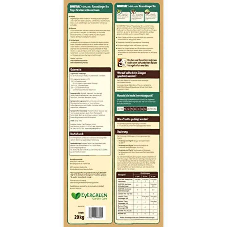 Substral Naturen Bio Rasendünger 10 kg – Bild 2