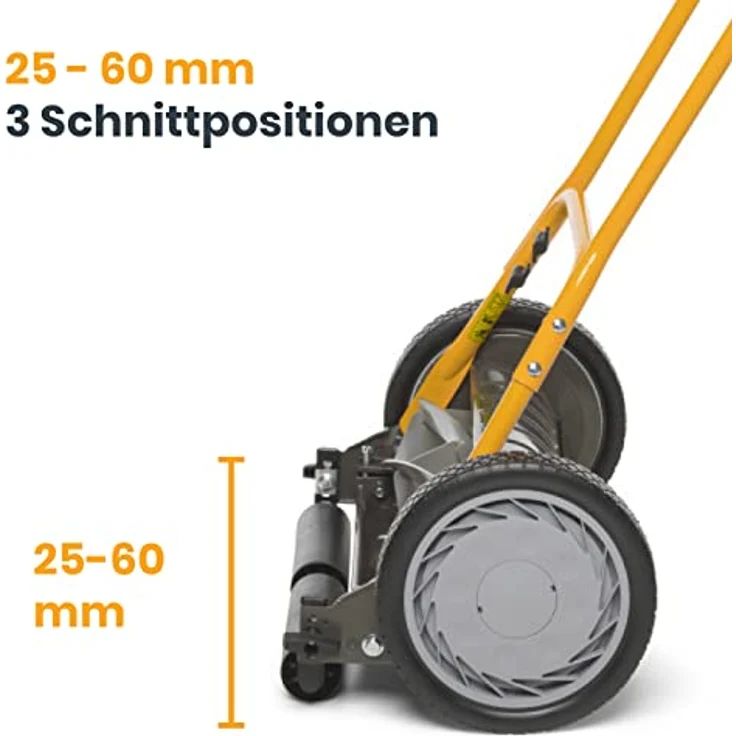 Stiga rasenmäher SCM 240 R 76 x 115 cm Stahl grau-gelb – Bild 4