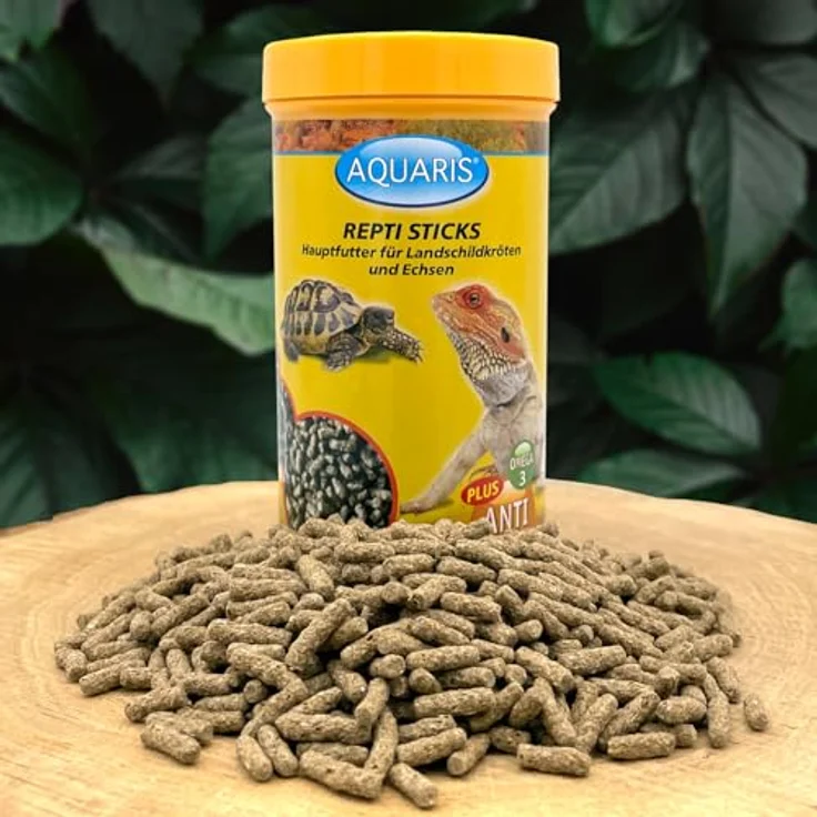 Aquaris Repti Sticks Carni, Schildkrötenfutter für Wasser- und Sumpfschildkröten, 75 g / 250 ml, mit Fisch- und Garnelenproteinen, unterstützt Panzer- und Knochenstärkung – Bild 5