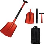 FoxOutdoor Schaufel Lawinenschaufel "DELUXE", Aluminium, mit Transporttasche, 3 Gesamtlängen 54/65/82 cm