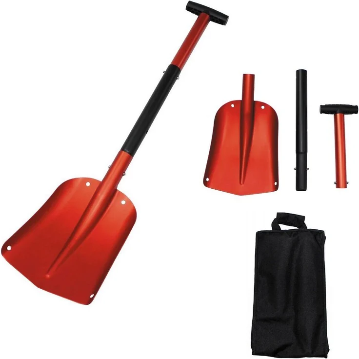 FoxOutdoor Schaufel Lawinenschaufel "DELUXE", Aluminium, mit Transporttasche, 3 Gesamtlängen 54/65/82 cm – Bild 1