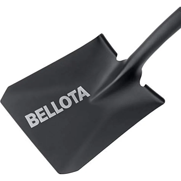 Contorion Spaten bellota Hallenser Randschaufel Quergriff, schwarz, mit verstärkter Schutzkante und Hohlstiel aus Fiberglas – Bild 2