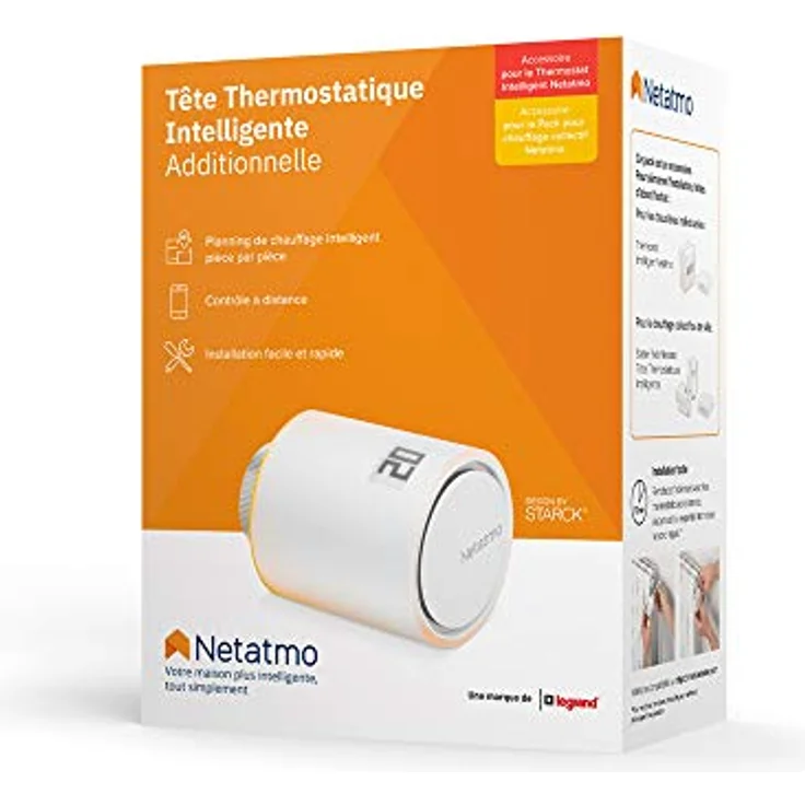 Netatmo Smartes Heizkörperthermostat NAV-FR, programmierbar mit Fernsteuerung und Sprachsteuerung, kompatibel mit Apple HomeKit, Alexa und Google Assistant – Bild 5