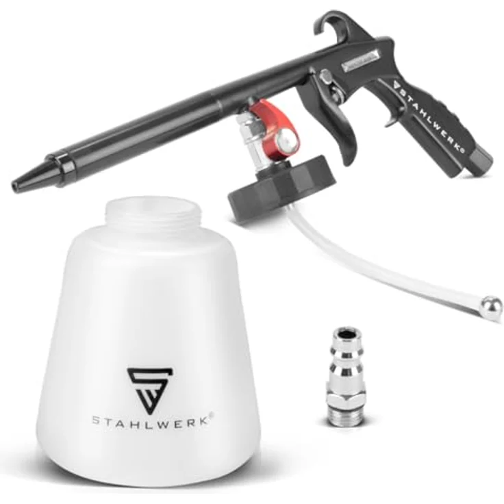 STAHLWERK RP-93 ST, Druckluft-Reinigungspistole mit 2-in-1-Funktion und ergonomischem Design, 1 Liter Wasservorratsvolumen – Bild 1