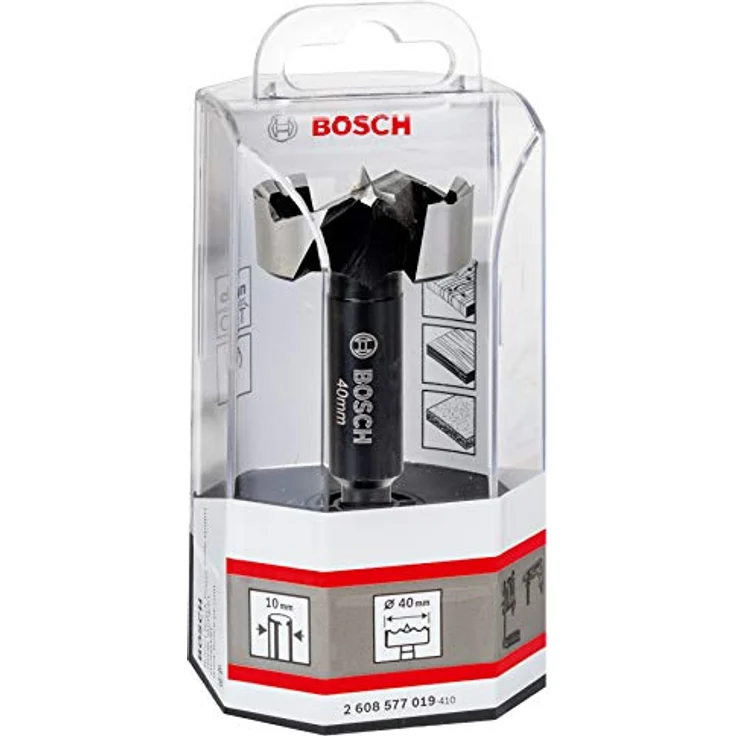 Bosch Forstnerbohrer 40 mm, Präzisionsbohrer für Holz, Gesamtlänge 90 mm, geeignet für Hart- und Weichholz – Bild 3