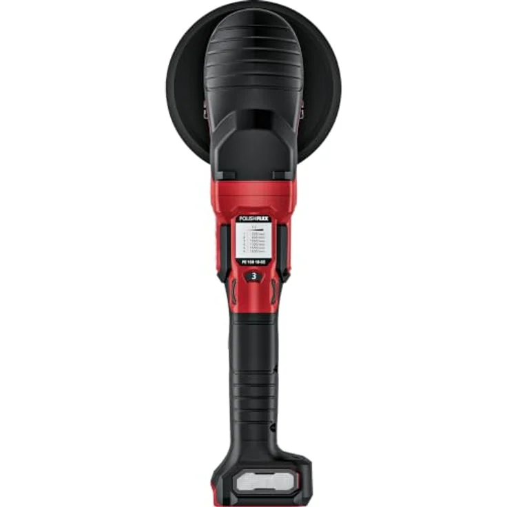 Flex Akku-Poliermaschine PE 2 18-EC Set, 550-1800 U/min, Ø 150 mm, bürstenloser Motor, konstante Drehzahl, ergonomisches Design – Bild 5