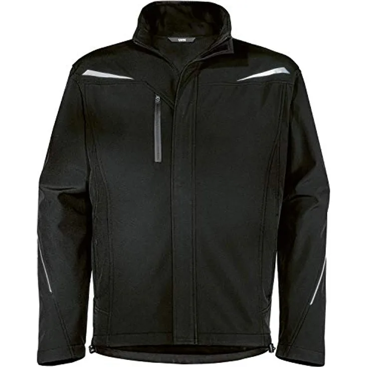 Uvex Safety uvex syneXXo Softshelljacke, Arbeitsjacke in Schwarz, Größe 5XL, wind- und wasserabweisend, optimale Bewegungsfreiheit