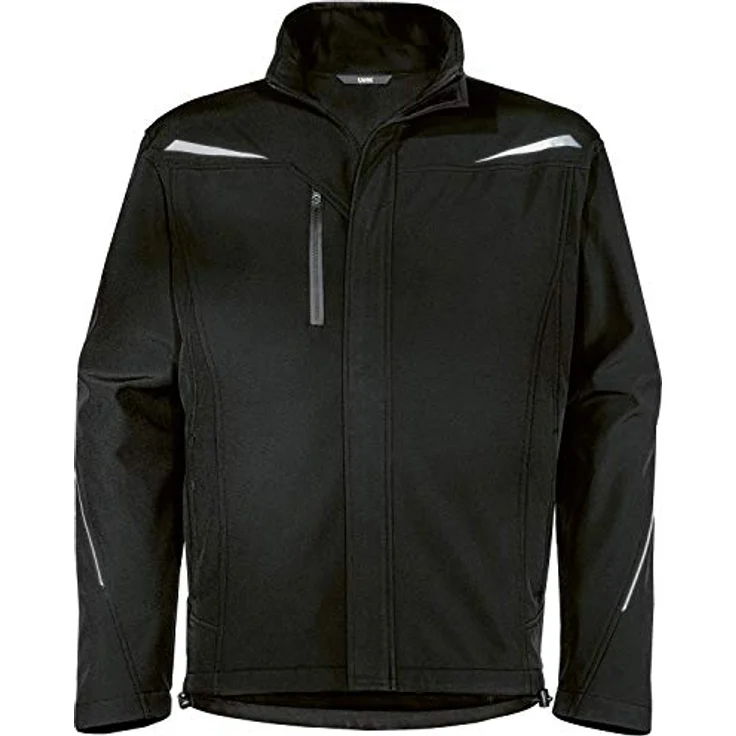 Uvex Safety uvex syneXXo Softshelljacke, Arbeitsjacke in Schwarz, Größe 5XL, wind- und wasserabweisend, optimale Bewegungsfreiheit – Bild 1
