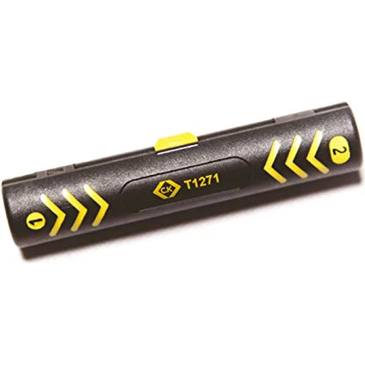 C.K Entmanteler für Coax Kabel, präzises Abisoliergerät mit voreingestellten Rasiermesserklingen, für 4,8 – 7,5 mm Ø