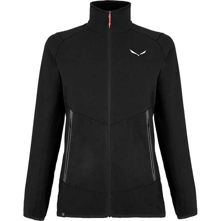 Salewa Softshelljacke Jacke Paganella, Damen, Bergsport Wandern, Microwaffle-Design, schwarz