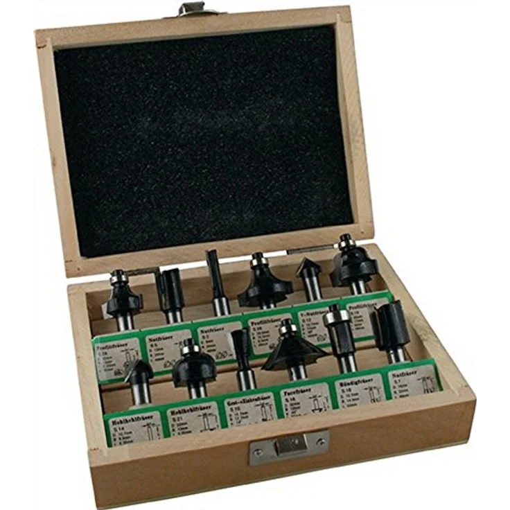 EDESSOE TOOLS AND MORE GMBH & CO.KG. 5580032 Fräsersortiment 12tlg. HM-bestückt EDSSÖ