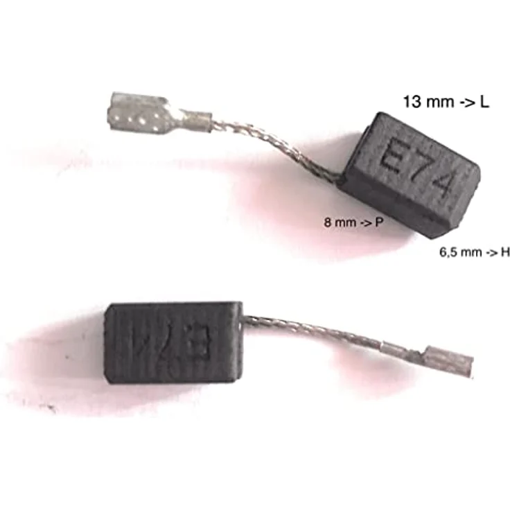 BOSCH Original Bosch Kohlestifte 1619P02870 (13 x 8 x 6,5 mm) für Mini-Winkelschleifer GWS 7-125 - GWS 7-115 - Preisvergleich – Bild 3