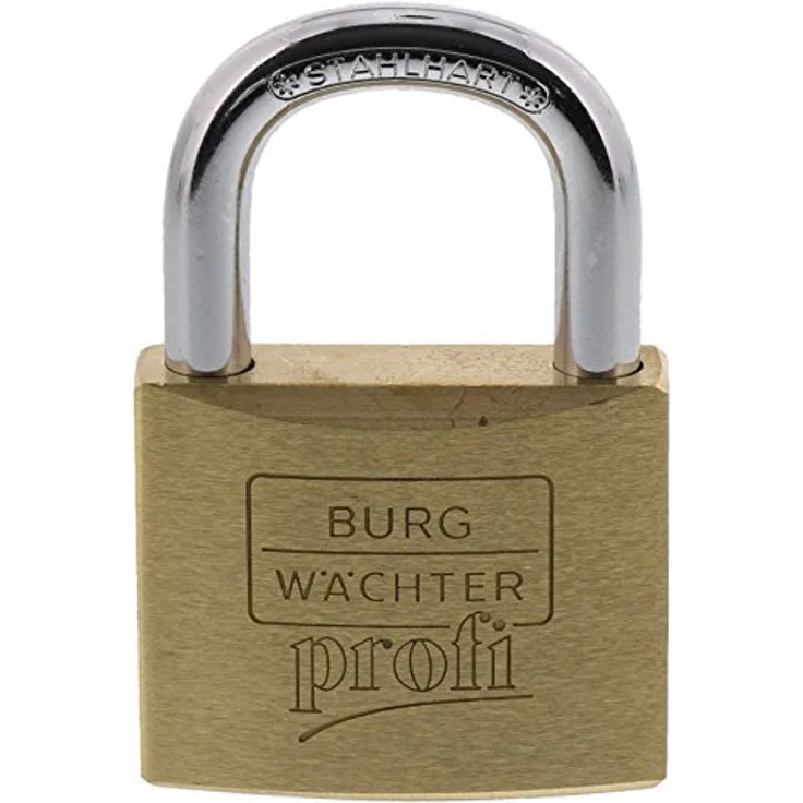 BURG-WÄCHTER Vorhängeschloss, Profi 116 50 SB, inkl. 2 Schlüssel, Bügelstärke: 8 mm – Bild 2