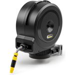 KÄRCHER Schlauchbox HBX 4.20 Automatic, stilvolle Schlauchbox mit automatischem Einzug, UV- und frostsicher, 20m maximale Schlauchlänge