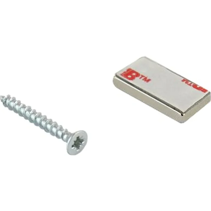 WIR elektronik Magnet-Set für Schließbleche, bestehend aus Gegenmagnet, Schraube & Klebepad für eSCHLOSS und mSCHLOSS – Bild 2