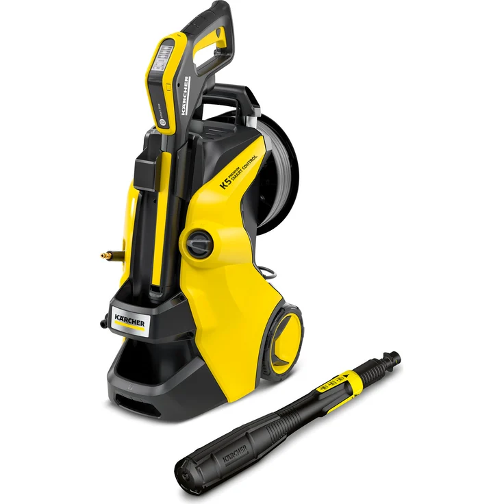 Kärcher Hochdruckreiniger K 5 Premium Smart Control Flex, Bluetooth-Verbindung und Boost Mode, gelb – Bild 1