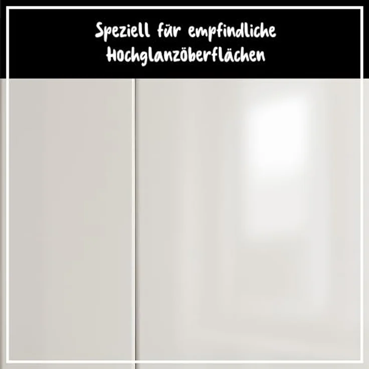 Poliboy - Hochglanz Möbel Reiniger - speziell für Hochglanzflächen - entfernt Fingerspuren schnell und streifenfrei - 2er Pack - 2x375 ml (750ml) - Made in Germany – Bild 3