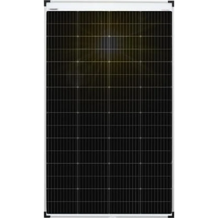 enjoy solar Bifaziales PERC Solarmodul 210W 12V, Dual Glas Design, hohe Effizienz mit 90% Leistungsgarantie bis 10 Jahre, 80% bis 25 Jahre – Bild 1
