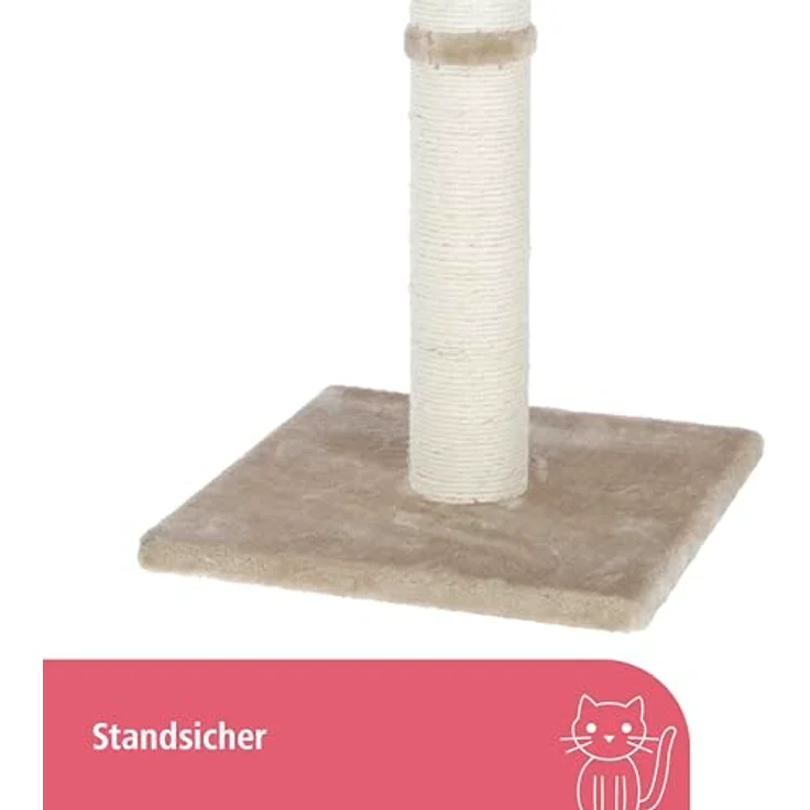 Kerbl Kratzsäule Opal Maxi 78 cm Beige – Bild 6