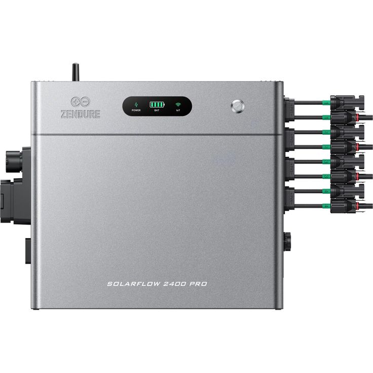 ZENDURE SuperCharged SolarFlow 2400 Pro, Balkonkraftwerk mit bidirektionalem AC-Ausgang bis 2400W, modulares Heimspeichersystem