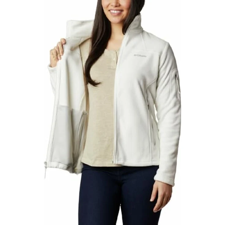Columbia Fleecejacke Fast Trek™ II mit Oberarmtasche, Damen, Stehkragen, robustes Material, atmungsaktiv, schwarz – Bild 6