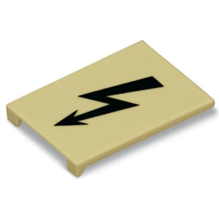 WAGO 285-420 Warnabdeckung, gelb, 100er Pack für Schalter-Zubehör & Steckdosenabdeckungen