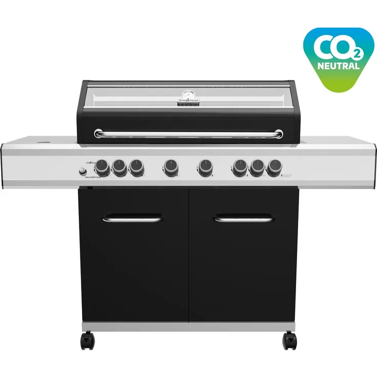 Grillfürst Gasgrill Grillfürst G620G 6-Brenner Gasgrill mit Hochtemperaturbrenner