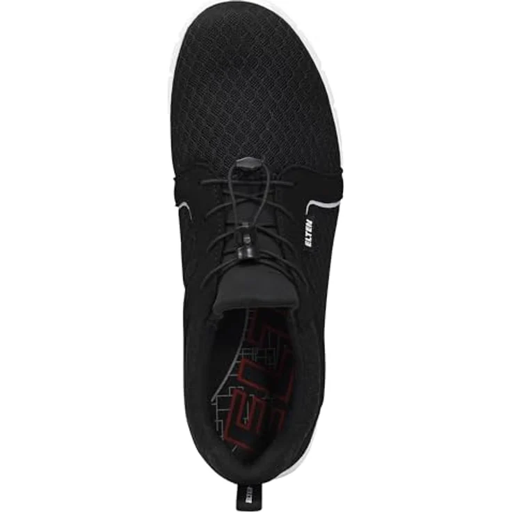 Elten Berufshalbschuh MAIDU black Low O1, Gr. 45 - Atmungsaktiver Arbeitsschuh aus Mikrofaser und Meshmaterial – Bild 6