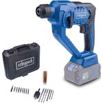 Scheppach Akku-Bohrhammer C-RHD130-X | 1,3 J | bis zu 6000 bpm | LED | Scheppach IXES 20-Volt-Serie | inkl. Transportkoffer und Zubehörset